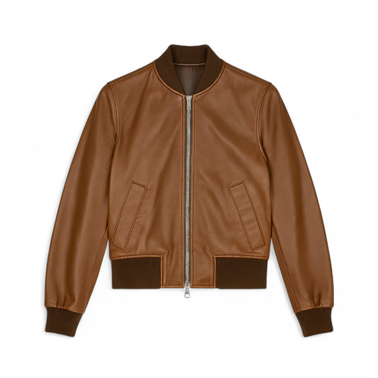 Classic Leather Bomber