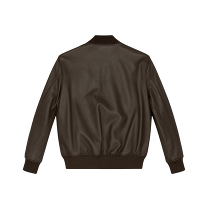 Classic Aviator Leather Bomber