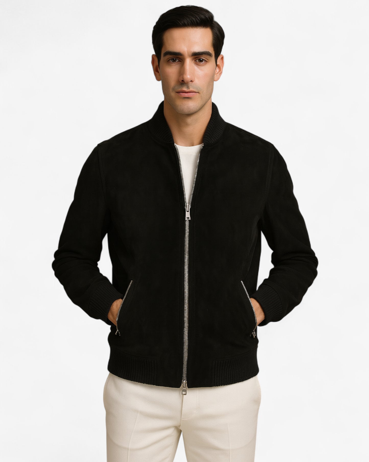 Classic Suede Bomber